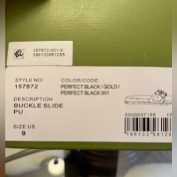 NWT Tory Burch Mellow Slide 
Perfect Black / Gold / Perfect Black - Picture 10 of 11